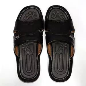국산 남성슬리퍼 사무실슬리퍼 이글 블랙 (3.5CM)