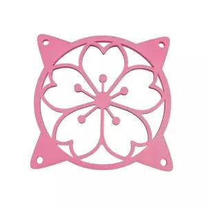 스플래시엔컬러 120mm 사쿠라 팬 그릴 장식 기능성 매우 PC 액세서리 커버 쿨링 설치핑크 귀여운 간편한