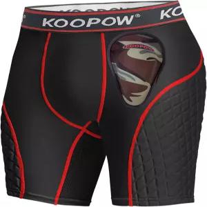 쿠포우 소년용 슬라이딩 반바지 유소년 패딩 야구 축구 슬라이더 라크로스 패드와 포켓 컵 포함 하키용
