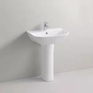 (해피콜 설치 가능)세면대 세면기 도기 긴다리세면기 대림 CL-347