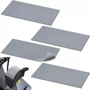 4팩 실리콘 모자 열 프레스 커버 패드 4인치 x 8인치 유럽 표준 매트 HTV 및 비닐 이송용 DIY 중소기업용