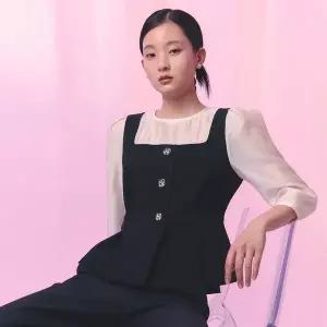 [케네스레이디](대전신세계)[BYLYNN][케네스레이디]크리오 쉬어 레이어드 블라우스 ENBLPE6000