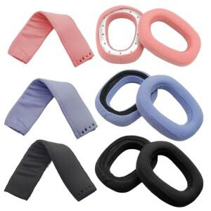 [호환품]로지텍 호환 G435 무선 게임용 헤드셋 이어 패드 메쉬 패브릭 귀마개 헤드폰 용 교체