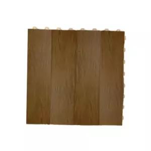 베란다 조립 마루 엠보옹이엔틱 데크타일 1box 전실 간편설치 플라스틱발판