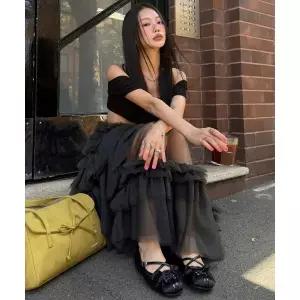 매장정품 JILLSTUART 질스튜어트 JILL BY [설쁘 PICK][로미] 플랫 메리제인 - 2colors JLSO6E162BK JLSO6E1