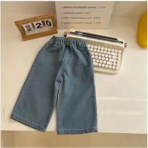 팜므 아기청바지 여아 봄가을 봄 통큰 와이드 데님 유아 여아 팬츠설날