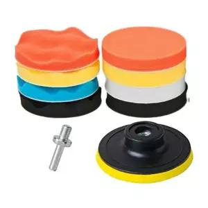 차량 광택 패드 자동차 컴파운드 유막제거 전동 드릴 광택 패드 용품 디테일링 액세서리 스크래치 스펀지