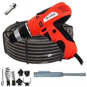 전기 배관 하수도 청소기 시추 와이어 파이프 중공드릴 하수구뚫는드릴 레드 뚫는 라인