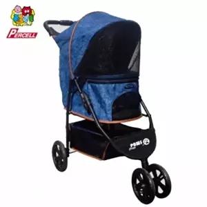 [셀러허브 생활리빙]경량 산책 외출용 댕댕이 유모차 Y210267 개모차