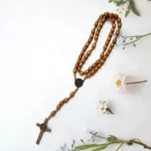 우드 묵주 천주교 주얼리 묵주 십자가펜던트 천주교묵주 나무묵주 천주교십자가
