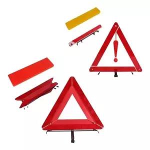 키밍 차량용 안전 삼각대 접이식 비상 반사 경고판