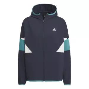 아디다스 남여공용 TEAM CL 바람막이 자켓 네이비 IM8703