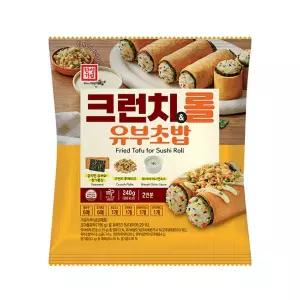 ~유통기한(26.02.28) 행사~ 한성기업 크런치 롤 유부초밥 240g (냉장)