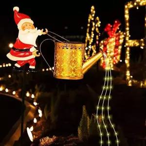 [에이치플러스몰]미니전구 산타 조명 크리스마스 램프 물방울 디자인