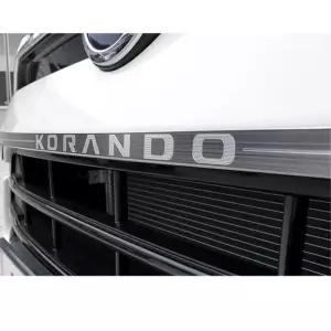 가니쉬 자동차 프론트 스티커 튜닝 메탈 뷰티풀코란도 자동차튜닝용품