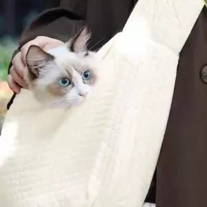 만두백 패션 산책 가방 반려 크로스백 동물 외출용