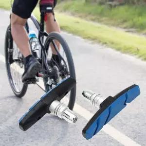 교체용 자전거 V브레이크 패드 MTB 브레이크슈 블루