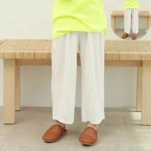 어린이편한바지 키즈 썸머 팬츠 통기성이 좋은 일자 통바지