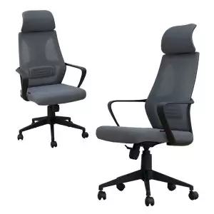 [NS홈쇼핑]텐스페이스 NEW뮤즈 그레이매쉬 체어 MU16[31161103]