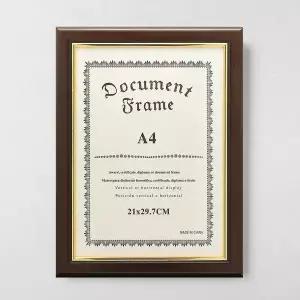 다크브라운 A4 사진액자 졸업장 상장액자 WC2F11F