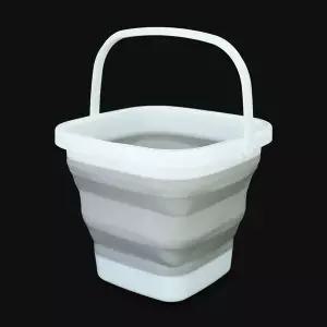 [하프클럽/]실리콘 접이식 휴대용 물통 두레박 고기가방 살림통