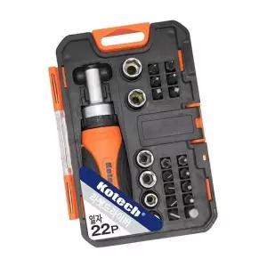 고품질 라쳇드라이버 일자 22P 버튼락 안전락 롱로즈플라이어 (WFKAPPT)