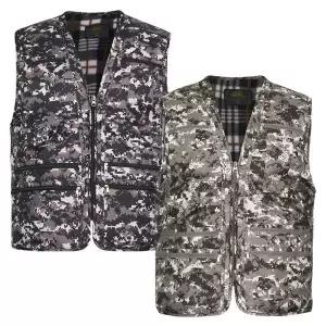 [하프클럽/]멘즈 아웃도어 등산 낚시용 집업 조끼 HS-VEK-WFJH22