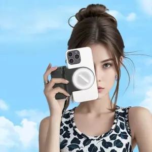 휴대폰 촬영 그립 손잡이 사진 동영상 조명 블루투스 원격