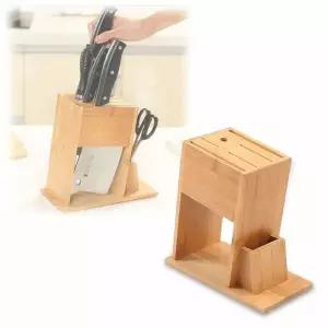 주방칼 SOU297A0 원목 보관함 칼 블럭 꽂이 거치대 나무보관함