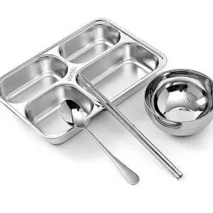 4구 071KFK13 스테인리스 식판 식판식기 식판도시락 식당식판