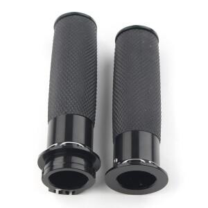 바이크 오토바이 핸들 그립 1인치 25mm 할리 다이나 소프테일 투어링 스포츠스터 XL883 XL1200 X48 72용