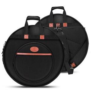 칸막이가 있는 방고아 22인치 심벌백, 10팩 심벌 케이스 10mm 패딩 캐리어 손잡이, 어깨 및 백팩 스트랩이 드럼 심벌백 액세서리용 방진 방수 보관
