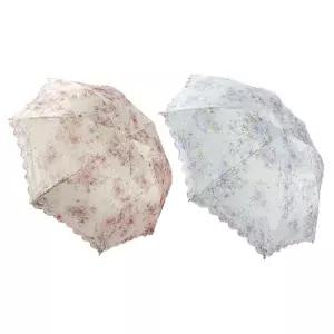 이거찜 태양을 피하는 법 UV암막 레이스 양산우산 여름 필수품 휴대폰 크기에 초경량 8살양우산