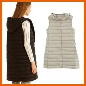 [하프클럽/]여성 패딩조끼 롱조끼 경량조끼 경량패딩조끼 패딩조끼  패딩조