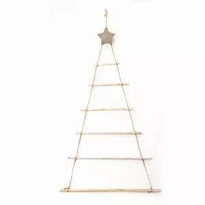 크리스마스 우드 벽트리 기본 단품 (화이트)장식 만들기 포스터 패브릭 가랜더 아트