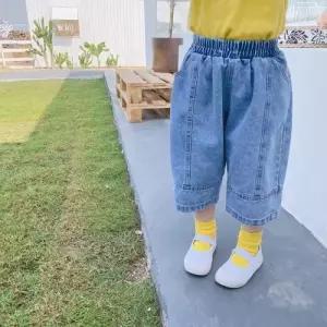 팜므 아기청바지 유아 여아 남아 봄와이드밴딩 청바지설날