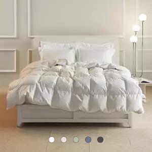 바운티풀 호텔침구 스탠다드 다운 10% 간절기 구스이불+솔리드 순면 이불커버 12컬러 SS/Q/K