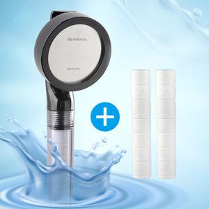 미리내 파워업 수압상승 샤워기헤드 + 녹물제거 정수 필터 2p 세트