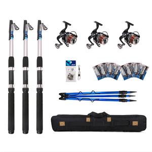 17종만능민물바다원투낚시세트 낚시대+릴+받침대+가방