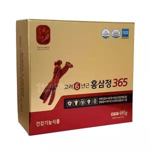 [대한홍삼주식회사] 6년근 고려홍삼정365 240g x 2병(1세트/쇼핑백포함)/면역력증진,피로개선
