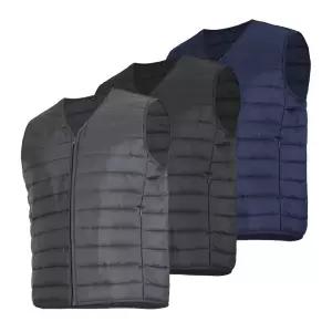 남성 겨울 작업복조끼 패딩조끼 빅사이즈 경량패딩 작업복상의 브이넥 남자 베스트