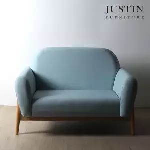 토크 원목 가죽 2인 소파