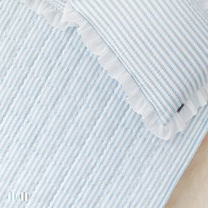 [아망떼] 폴라리스 시어서커 리플 고정밴드 침대패드