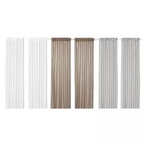 이케아 SILVERLONN 실벨뢴 속커튼 한쌍 145x250cm 커튼테이프 포함/반투명커튼/얇은커튼/쉬폰커튼