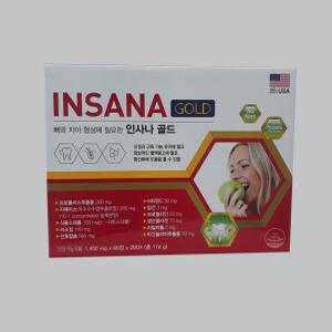 인사나골드 120캡슐 4개월분 치아 영양제 잇몸 건강 칼슘 프로폴리스