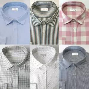 남성 와이셔츠 일반핏 정장 남자 남방 셔츠 긴팔 스트라이프 빅사이즈 선물 회사 면접 편한셔츠