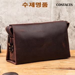 수제명품 컨택츠 남성클러치백 MC1011 파우치 손가방 일수가방 핸드폰 남성 맨스백