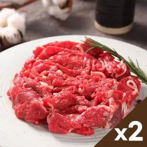 [자연맛남]푸짐한 국내산 소고기 1등급 소불고기 300gx2팩 총600g