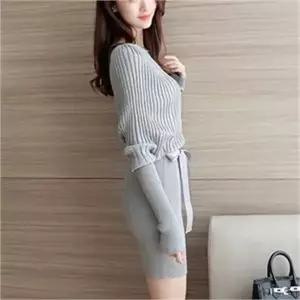 [오노마] ONM 여성 골지원피스 숄더원피스 니트원피스 미니원피스 (S8188032)