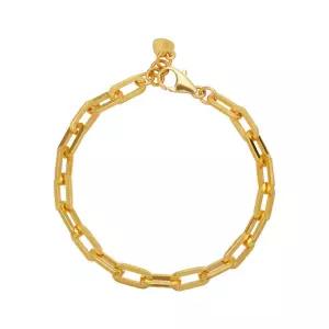 [한국금다이아몬드] 여자 순금 팔찌 체인 볼드 24K 18.75g 18K장식